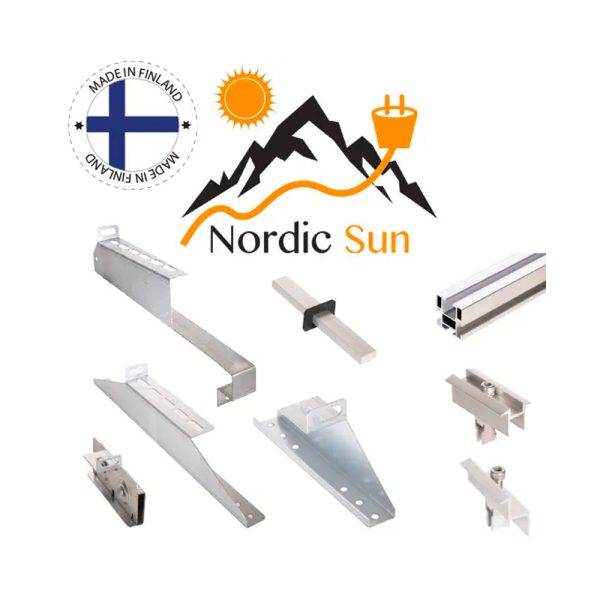 Aurinkopaneelien kiinnikkeet