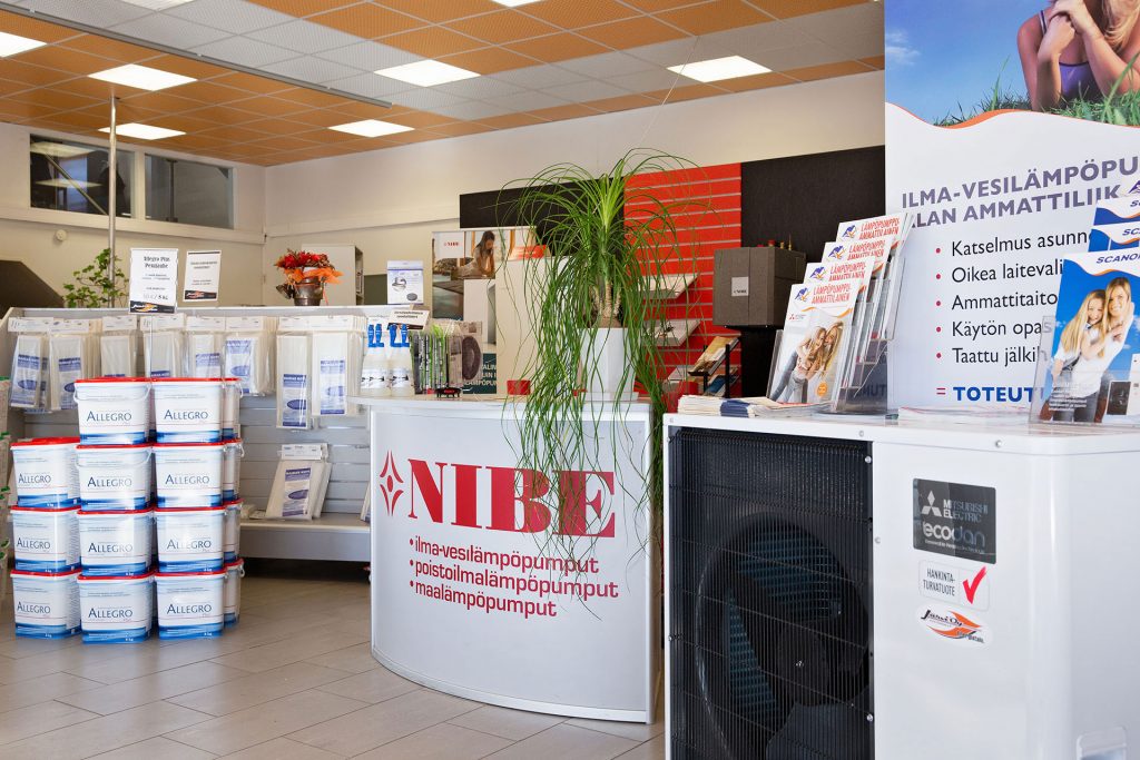 Energiatalo Järvi: Myymälä: Salo